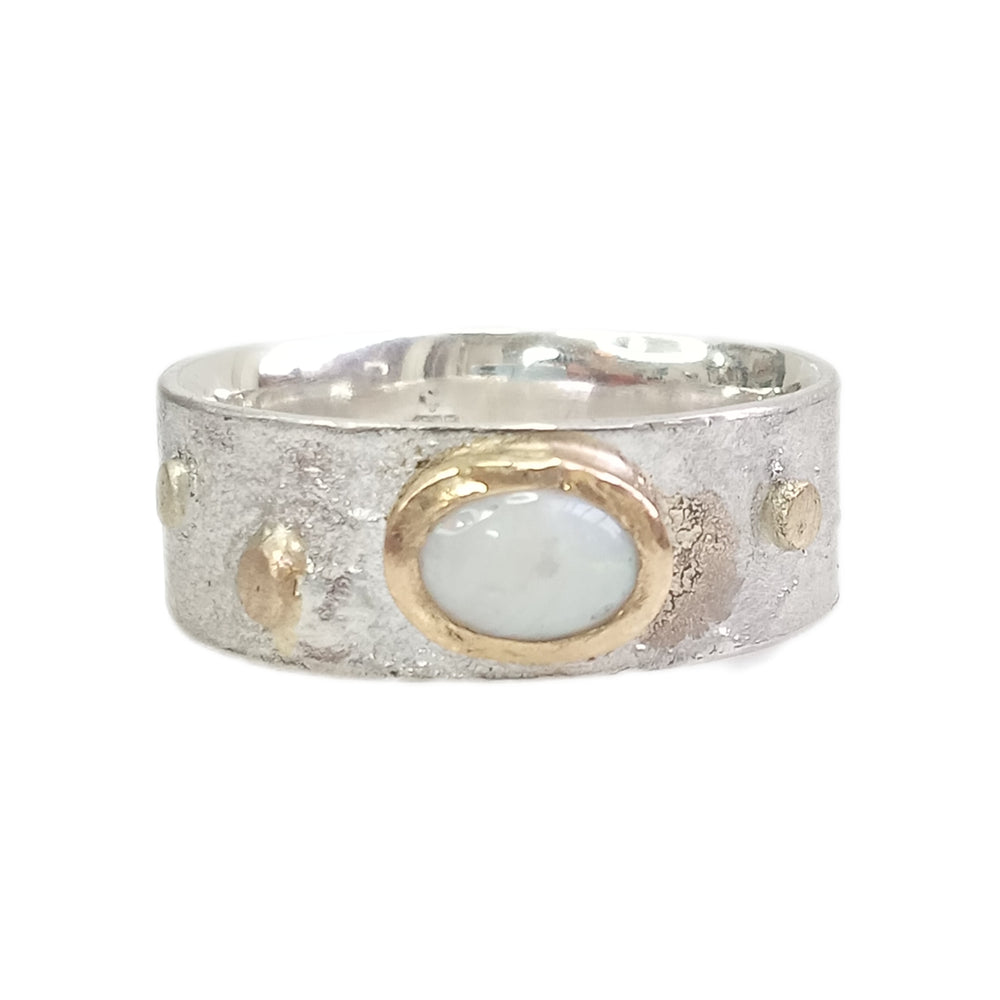 Opulenter Opal Eleganz Ring