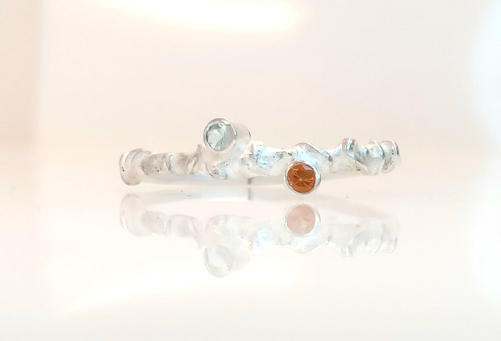 Entangled Ring mit Geburtsstein