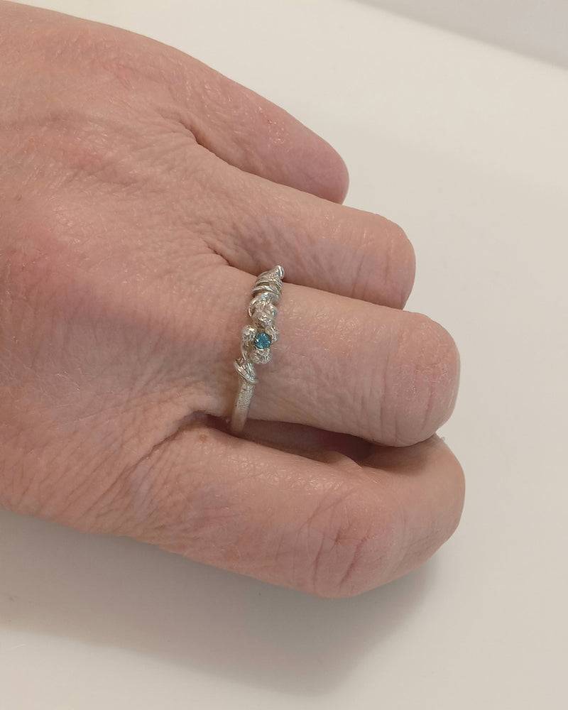 
                  
                    Blauer Topas Edelstein Ring
                  
                